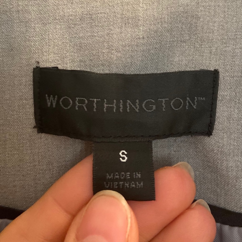 Worthington Single Button Gray Jacket/Blazer In S - image 5